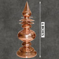 Temple Kalash 6 Inches Copper/Kalasha 15cm Height Gopura Kalasam