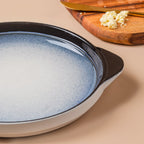 Ombre Blue and White Baking Plate 7.5 Inch Nestasia