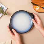 Ombre Blue and White Baking Plate 7.5 Inch Nestasia