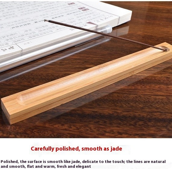 Bamboo Allegro Incense Stick And Base Wooden Incense Power Strip Incense Holder Household Joss-stick Base kafalo