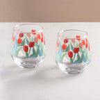 Tulip Glass Set of 2 Nestasia