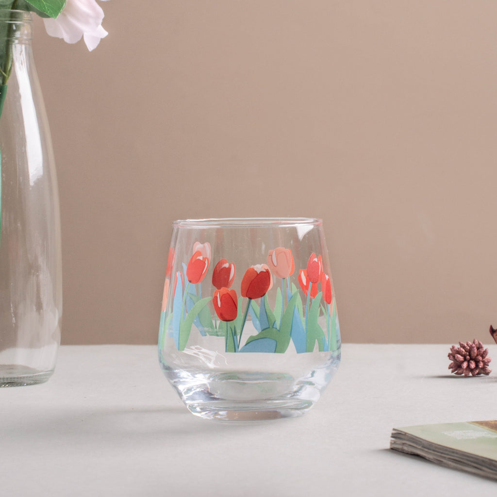 Tulip Glass Set of 2 Nestasia