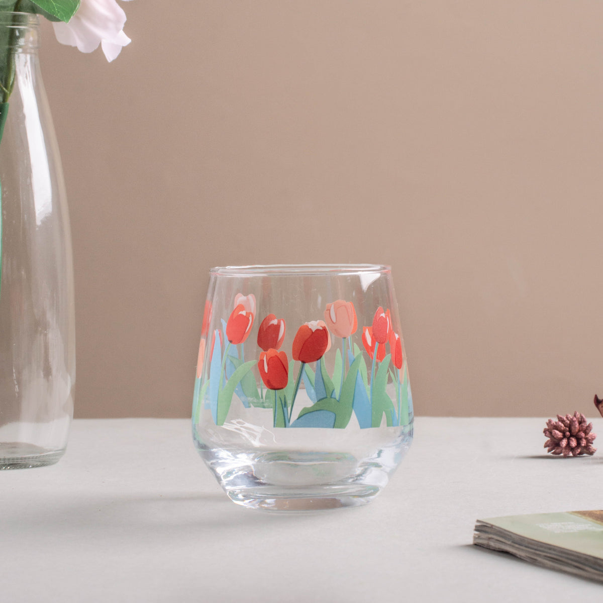 Tulip Glass Set of 2 Nestasia
