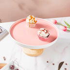 Cake Stand Pink 9.5 Inch Nestasia