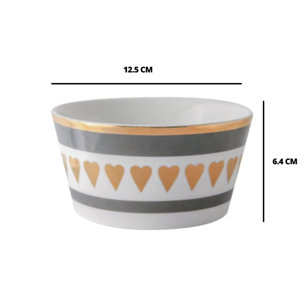 MERRY Heart Snack Bowl 400 ml Nestasia