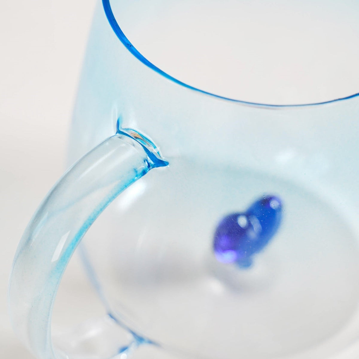 3D Blue Heart Ombre Mug Set Of 2 450ml Nestasia