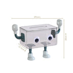 3D Robot Design Tissue Box Blue Nestasia