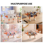 3D Cartoon Robot Tissue Box Orange Nestasia