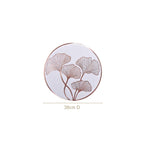 3D Ginkgo Rose Gold Dining Table Mat Set Of 6 Nestasia