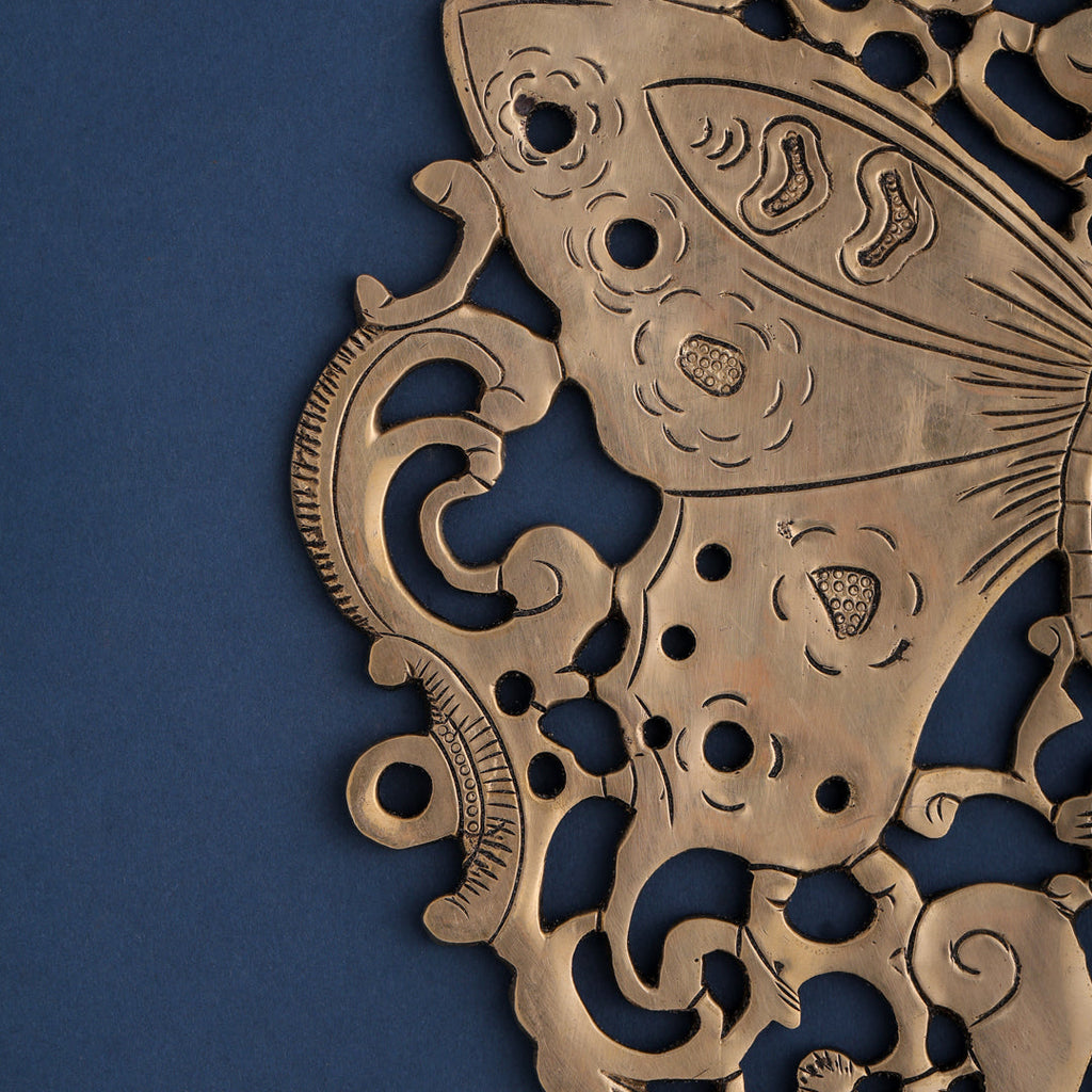 Brass Butterfly Wall Hanging (11 Inch) Vedansh Craft