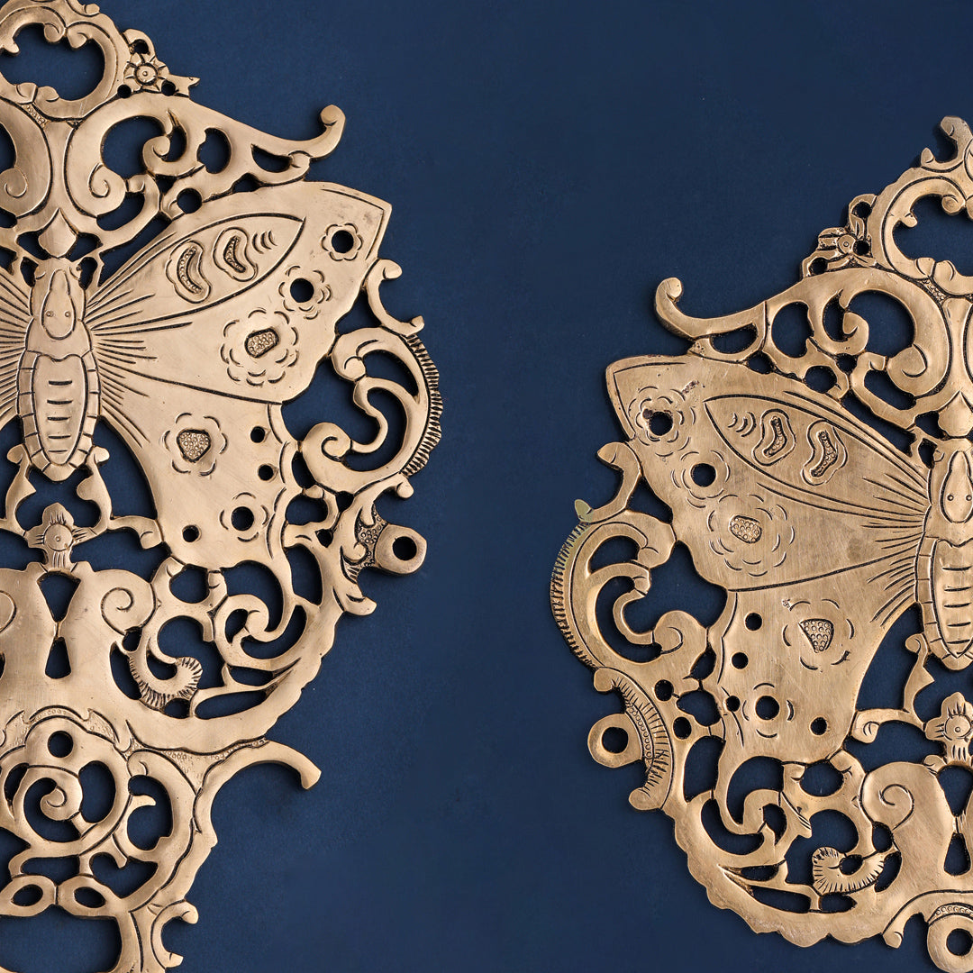 Brass Butterfly Wall Hanging (11 Inch) Vedansh Craft