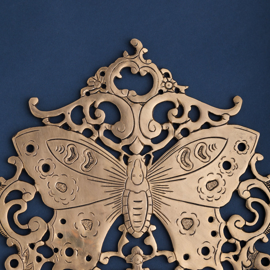 Brass Butterfly Wall Hanging (11 Inch) Vedansh Craft