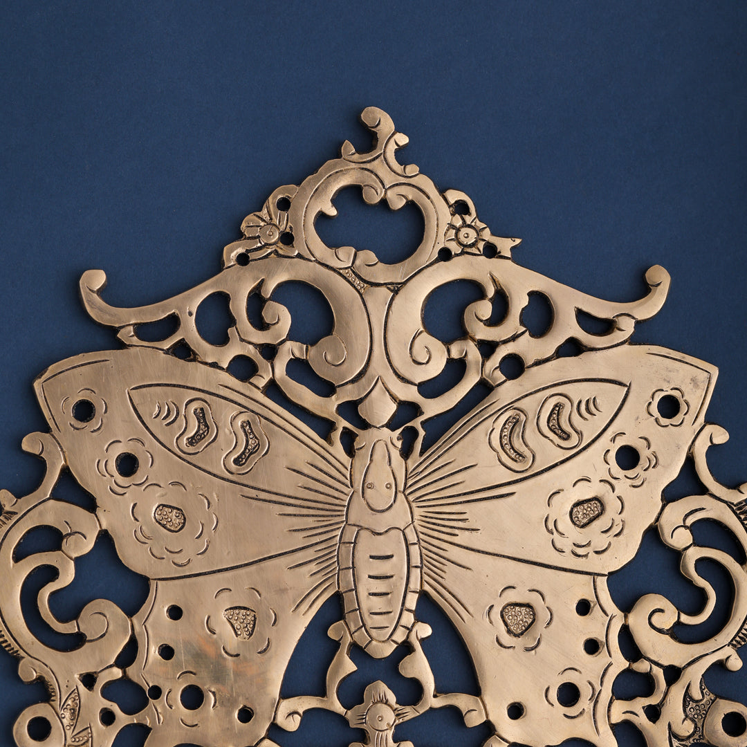 Brass Butterfly Wall Hanging (11 Inch) Vedansh Craft