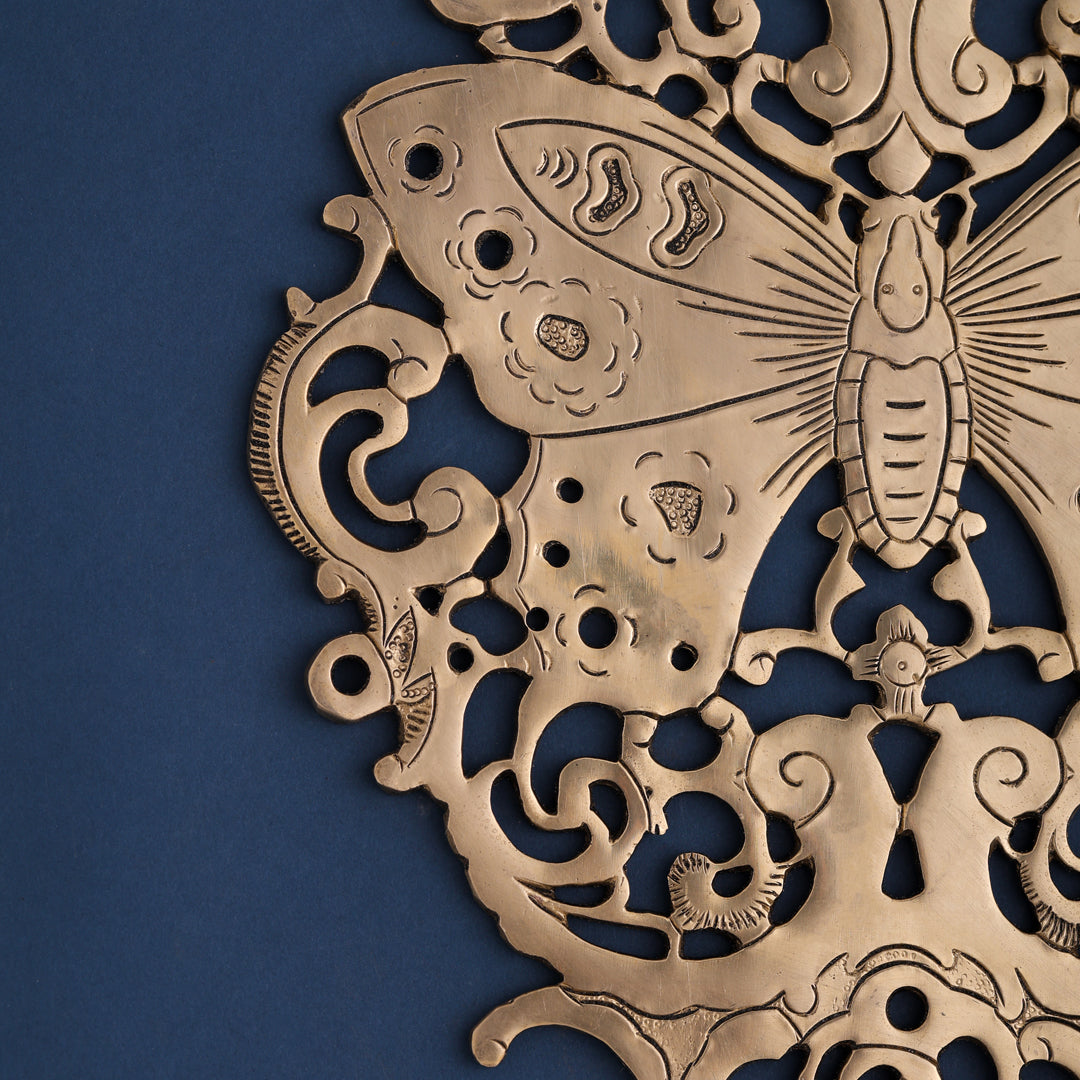 Brass Butterfly Wall Hanging (11 Inch) Vedansh Craft