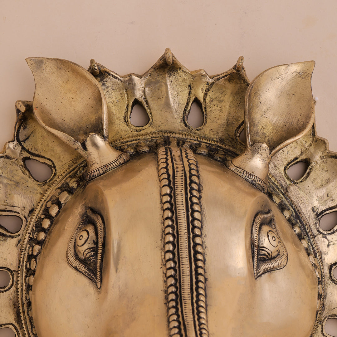 Brass Varaha Head Wall Hanging (9 Inch) Vedansh Craft