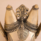 Brass Nandi Head Wall Decor (10 Inch) Vedansh Craft