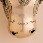 Brass Nandi Head Wall Decor (10 Inch) Vedansh Craft