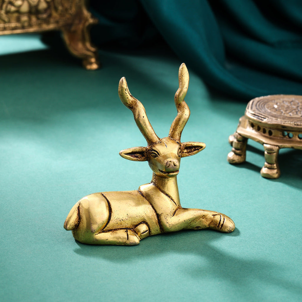 Brass Deer set (3.5 Inch) Vedansh Craft