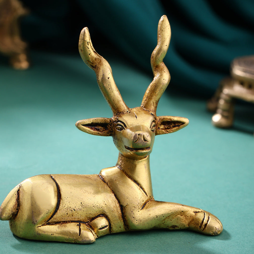 Brass Deer set (3.5 Inch) Vedansh Craft