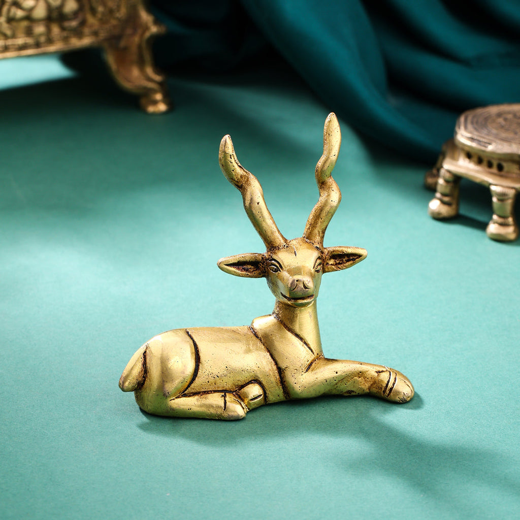 Brass Deer set (3.5 Inch) Vedansh Craft