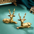 Brass Deer set (3.5 Inch) Vedansh Craft