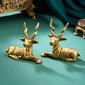 Brass Deer set (3.5 Inch) Vedansh Craft