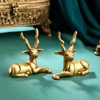 Brass Deer set (3.5 Inch) Vedansh Craft