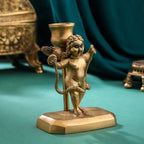 Brass Angel Candle Stand (4.2 Inch) Vedansh Craft