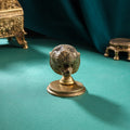 Brass Lion Head On plate (3 Inch) Vedansh Craft
