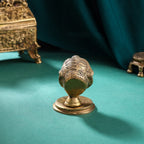 Brass Lion Head On plate (3 Inch) Vedansh Craft
