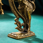 Brass Standing Yali/kirtimukha Statue (5 Inch) Vedansh Craft
