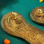 Brass Charan Paduka Set (6.5 Inch) Vedansh Craft