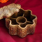 Brass Jewellery Box (3.5 Inch) Vedansh Craft