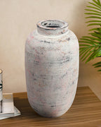 Hand-Sculpted Terracotta Vase for Artistic Interiors
