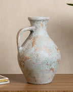Weathered Terracotta Vase for Vintage Room Themes
