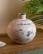 Terracotta Centerpiece Vase for Dining Room Decor