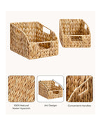 Multi-Purpose Water Hyacinth Basket for Kitchen, Clothes, and Home Organization