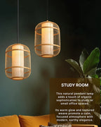 Decorative Bamboo Ceiling Light for Dining Room and Lounge