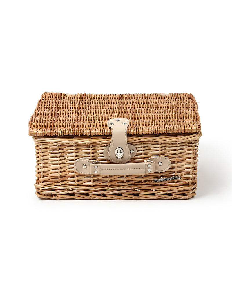 Wicker Picnic Basket for Lunch, Food Storage & Outdoor Adventures