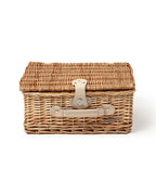 Wicker Picnic Basket for Lunch, Food Storage & Outdoor Adventures