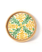 Rattan Decorative Round Tray for Gifting and Kitchen Use