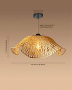 Handmade Bamboo Hanging Light for Living Room Decoration