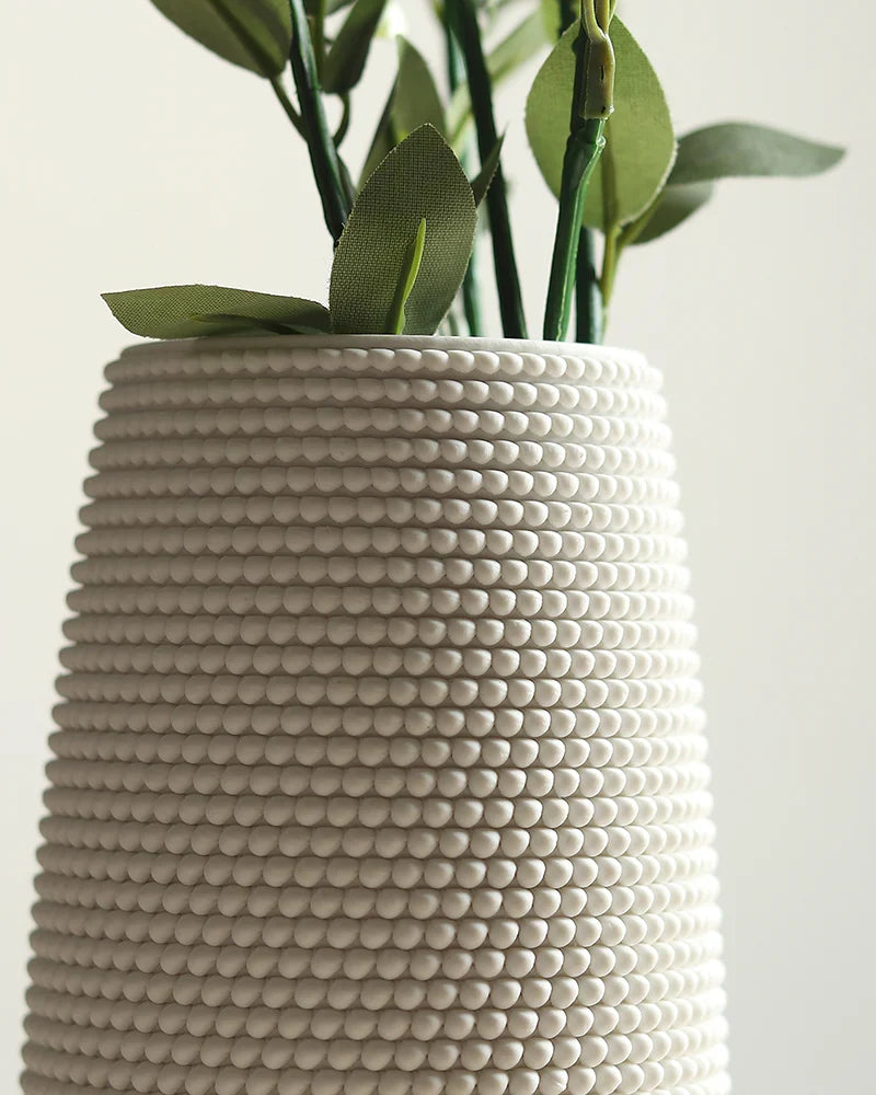 Matte White Ceramic Vase for Luxurious Decor