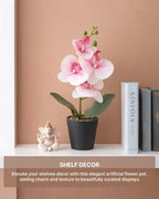 Artificial Flowers with Pot Indoor Decorative Flower Plant
