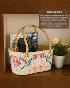 Handwoven Seagrass Basket for Gifting, Storage, and Home Decoration
