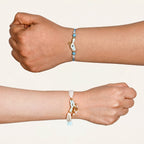 Blue Bird Charm Rakhi And Lumba Bracelet Set Nestasia