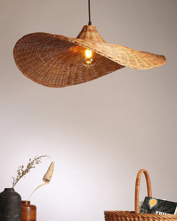Handmade Rattan Hanging Light for Hall and Corridor