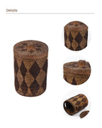 Handmade Rattan Laundry Basket with Lid for Everyday Use