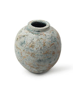 Terracotta Vase with Tribal Design for Eclectic Homes