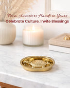 Pure Brass Vastu Tortoise with Brass Plate for Wealth and Home Decoration
